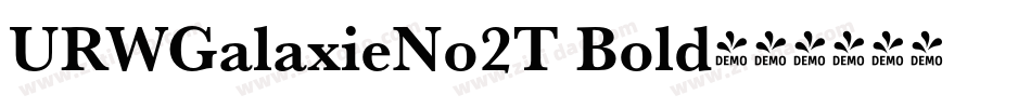 URWGalaxieNo2T Bold字体转换